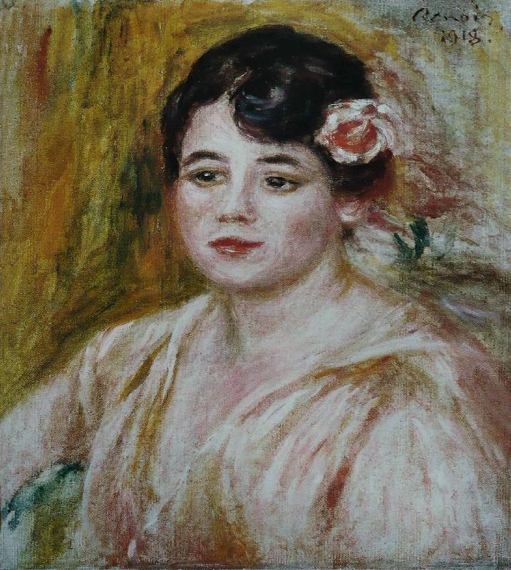 Pierre Auguste Renoir Portrait of Adele Besson Spain oil painting art
